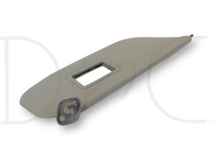 99-01 Ford F250 F350 RH Right Passenger Sun Visor Gray Cloth W/ Mirror OEM