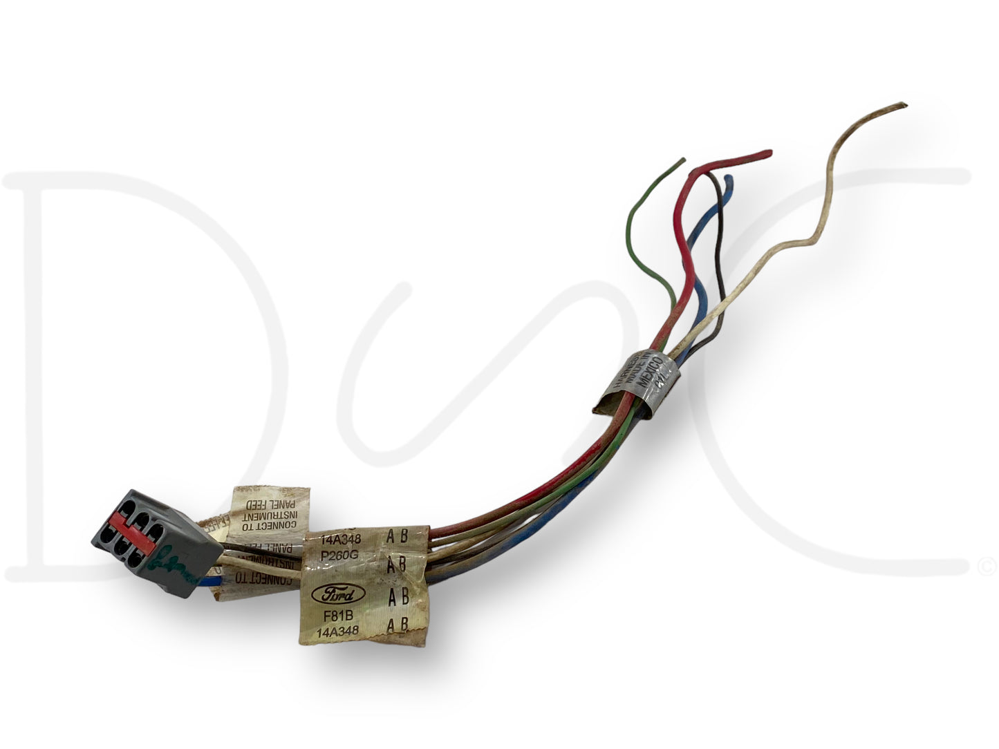 99-04 Ford F350 Trailer Brake Controller Wiring Harness OE F81B-14A348-P260G Ab