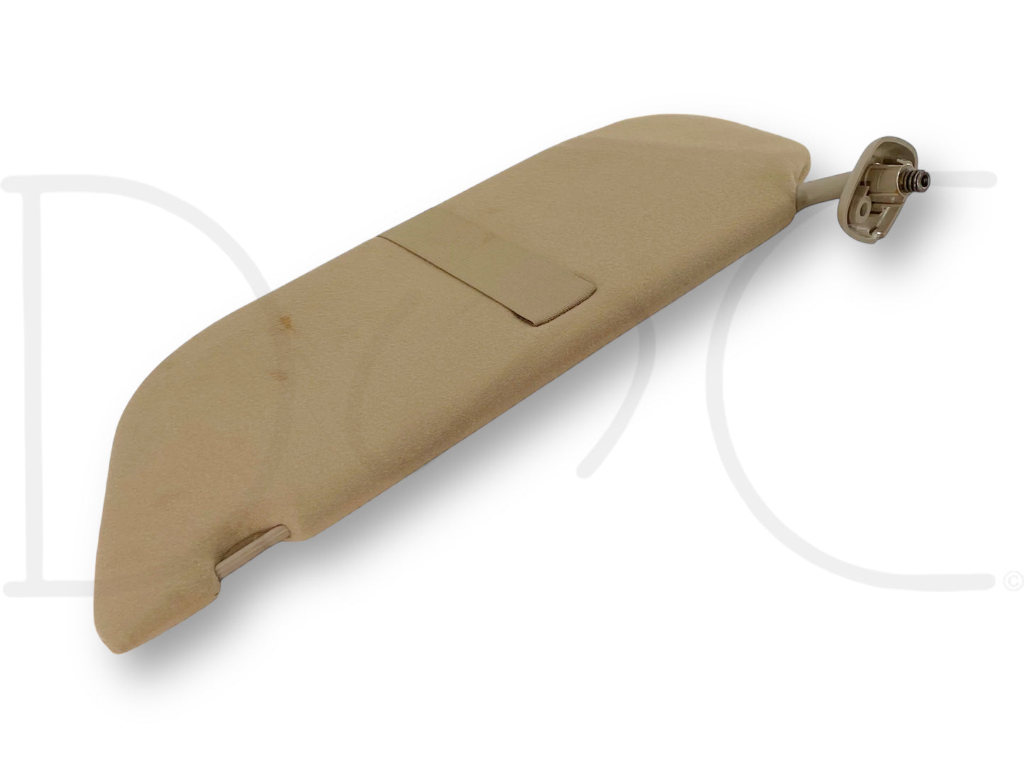 02-07 Ford F250 F350 LH Left Driver Sun Visor Tan Cloth OEM