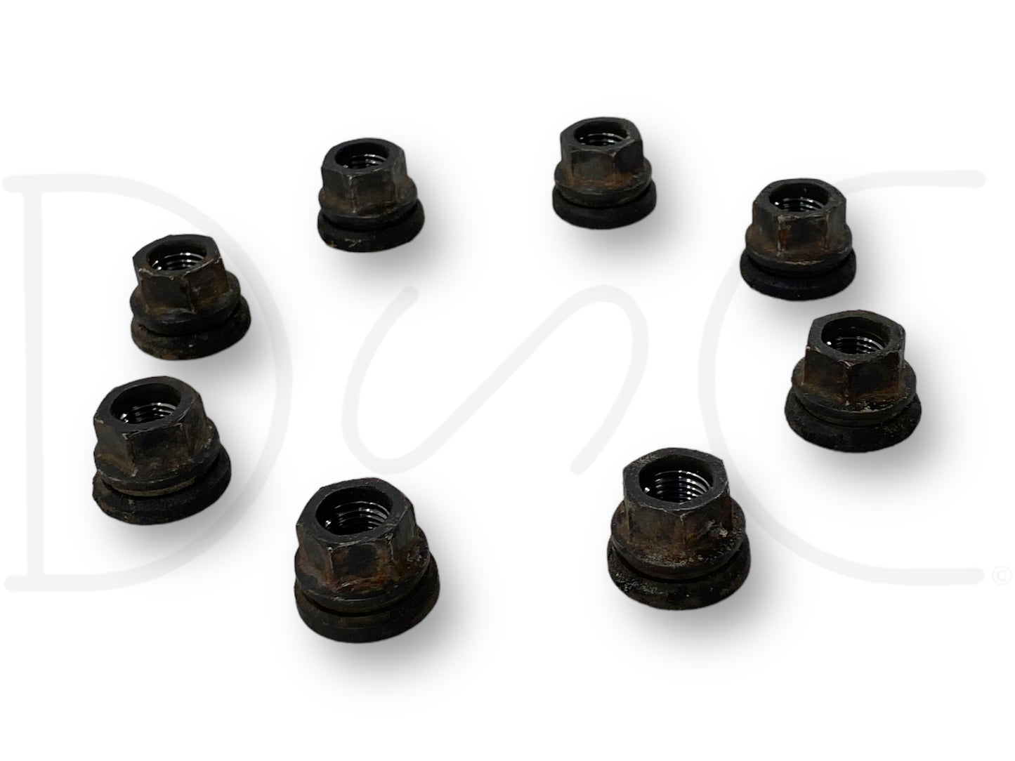 02-07 Ford F250 F350 Lug Nuts Set Of 8 Fine Thread OEM Lug Nut Set