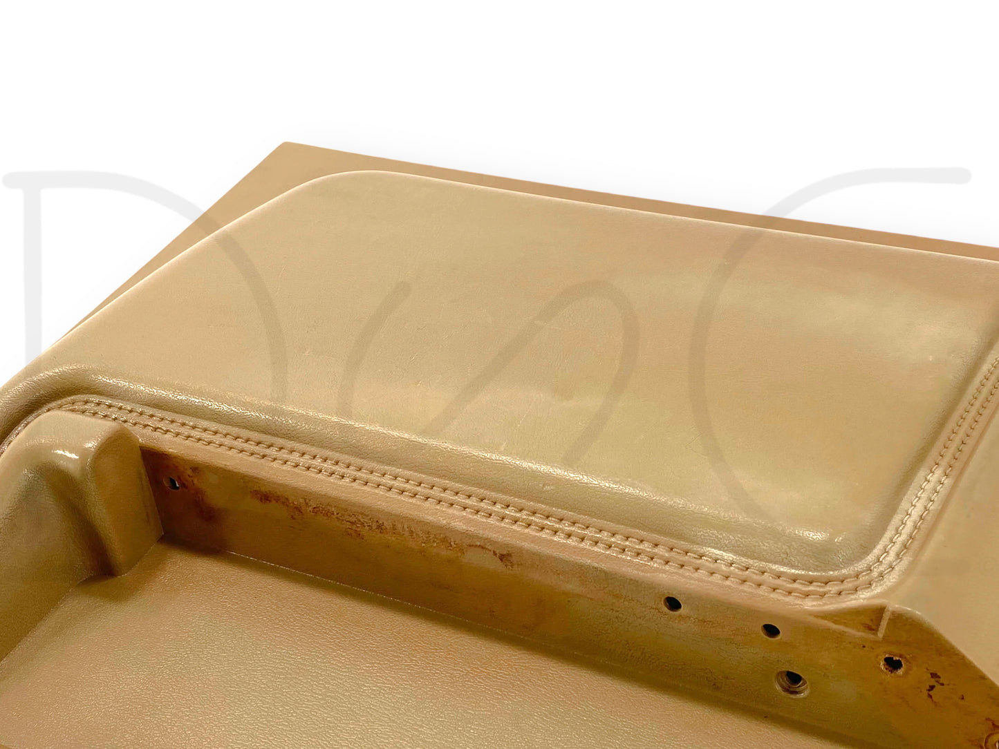 80-86 Ford F250 F350 RH Right Passenger Front Door Panel Tan OEM *Blem*