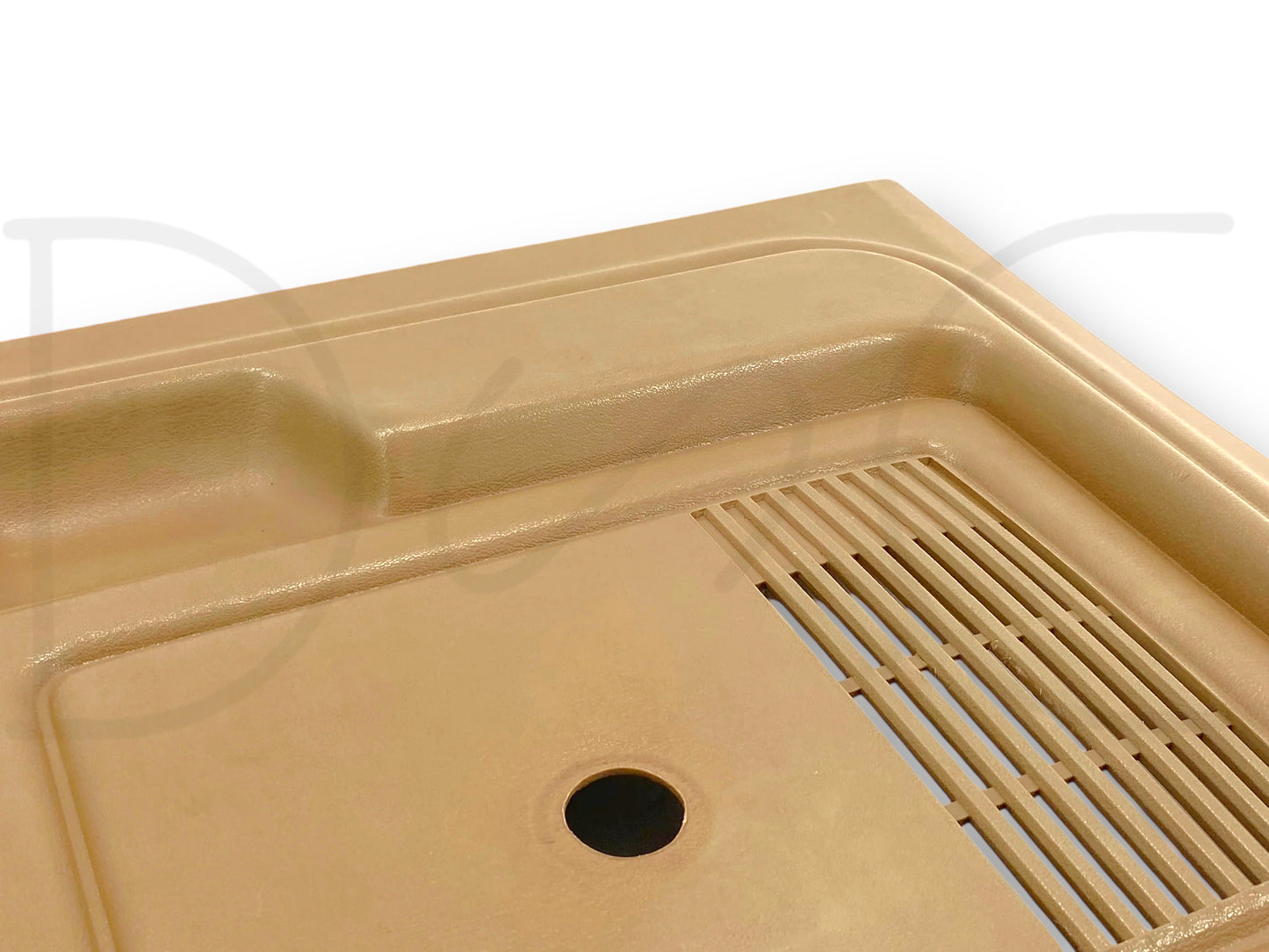 80-86 Ford F250 F350 RH Right Passenger Front Door Panel Tan OEM *Blem*