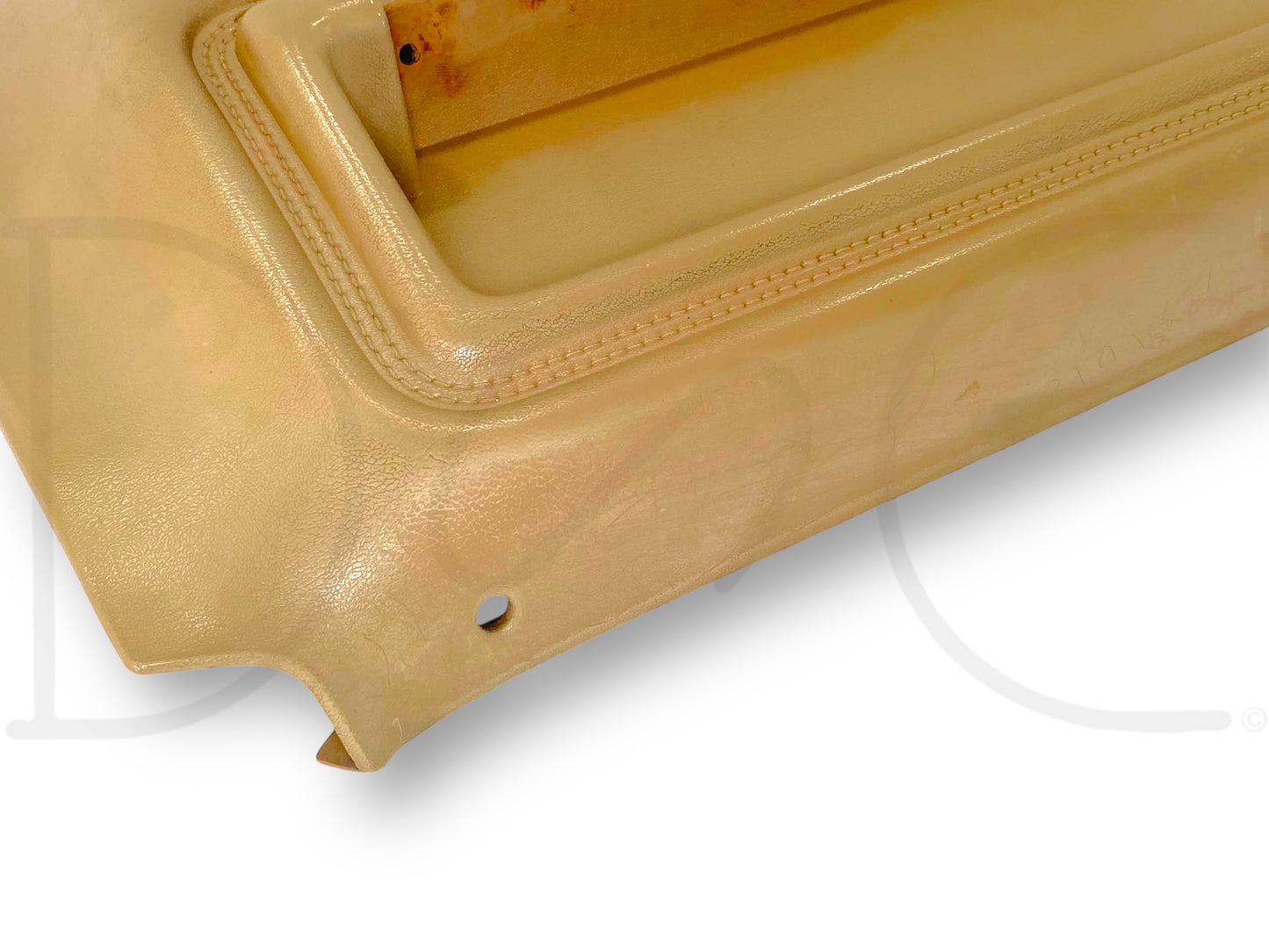 80-86 Ford F250 F350 RH Right Passenger Front Door Panel Tan OEM *Blem*