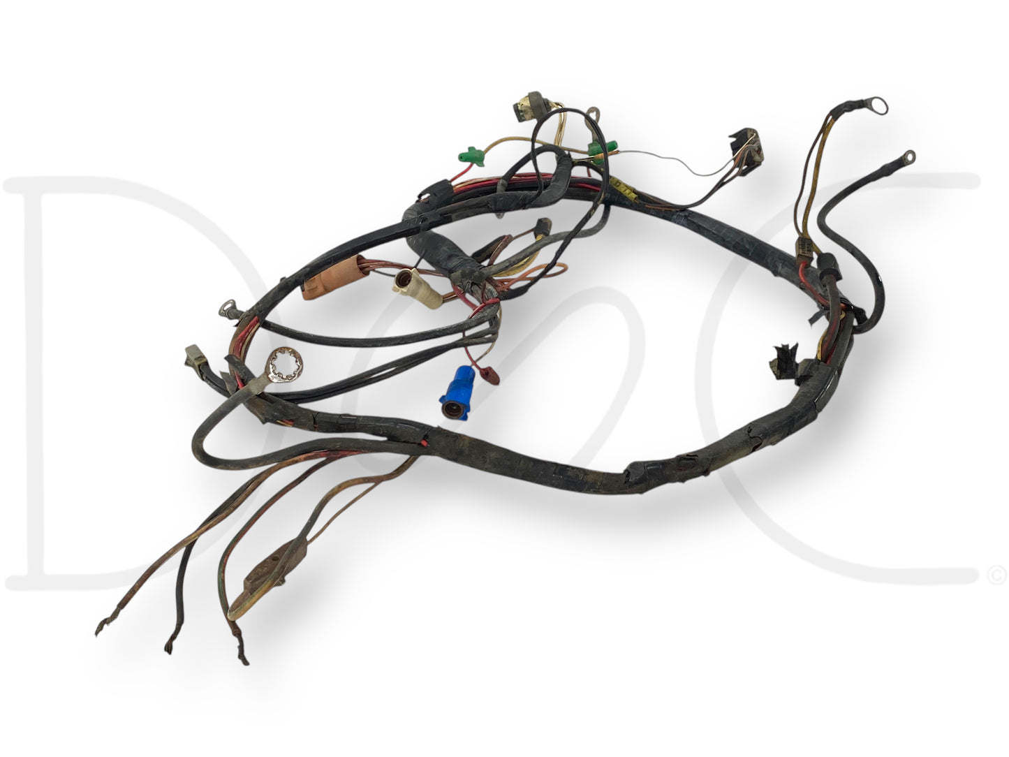 87-94 Ford F600 F700 6.6 6.6L Diesel Engine Firewall Starter Wiring Harness