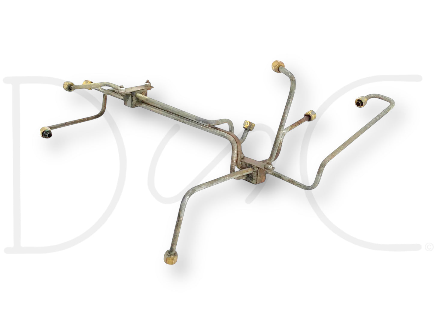 88-90 Ford F600 F700 6.6 6.6L Diesel Fuel Supply Lines Line Set For Bosch Pump