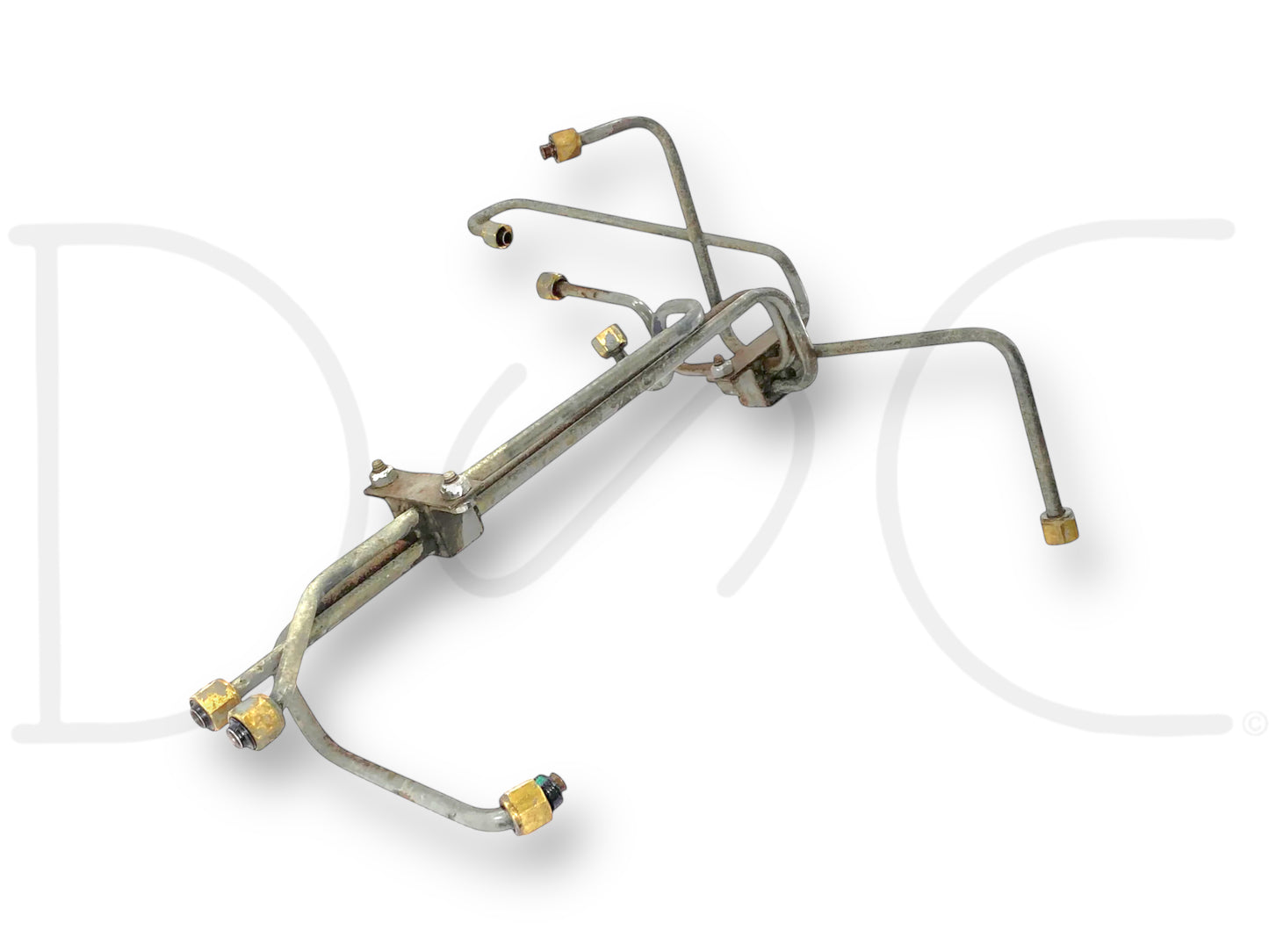 88-90 Ford F600 F700 6.6 6.6L Diesel Fuel Supply Lines Line Set For Bosch Pump