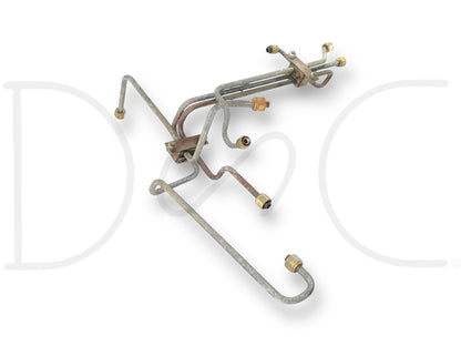 88-90 Ford F600 F700 6.6 6.6L Diesel Fuel Supply Lines Line Set For Bosch Pump