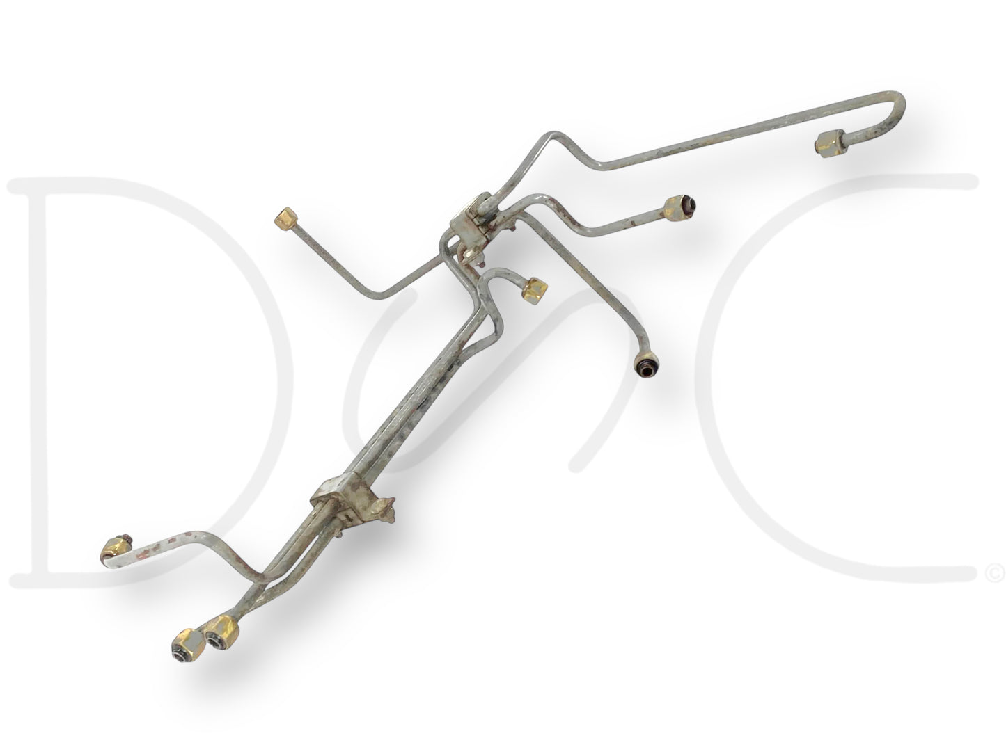88-90 Ford F600 F700 6.6 6.6L Diesel Fuel Supply Lines Line Set For Bosch Pump