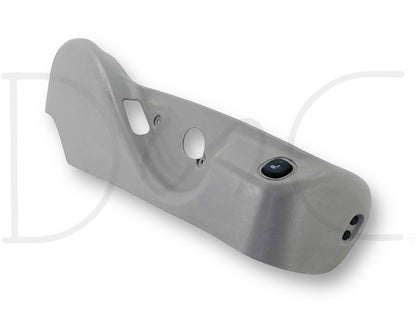 99-07 Ford F250 F350 RH Right Passenger Manual Seat Side Trim Heat Switch Bezel Gray