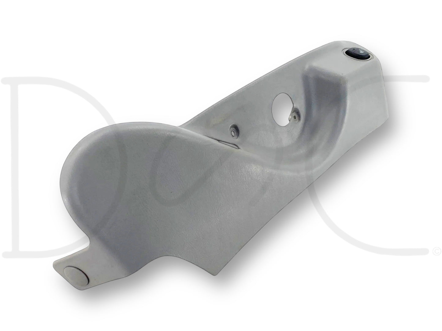 99-07 Ford F250 F350 RH Right Passenger Manual Seat Side Trim Heat Switch Bezel Gray