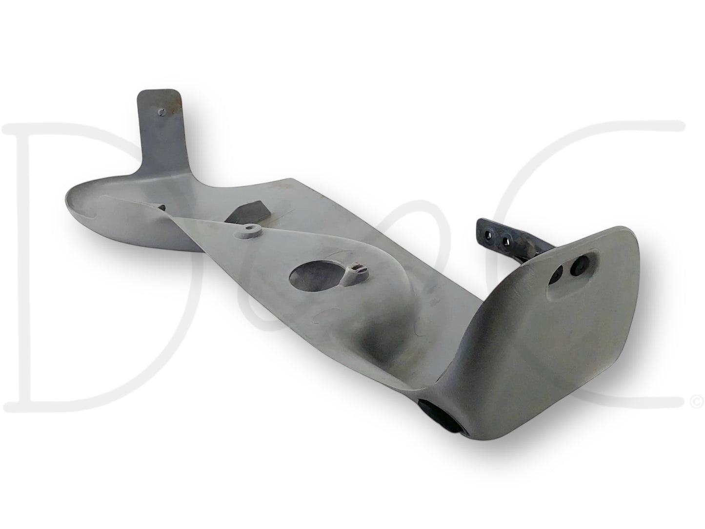 99-07 Ford F250 F350 RH Right Passenger Manual Seat Side Trim Heat Switch Bezel Gray