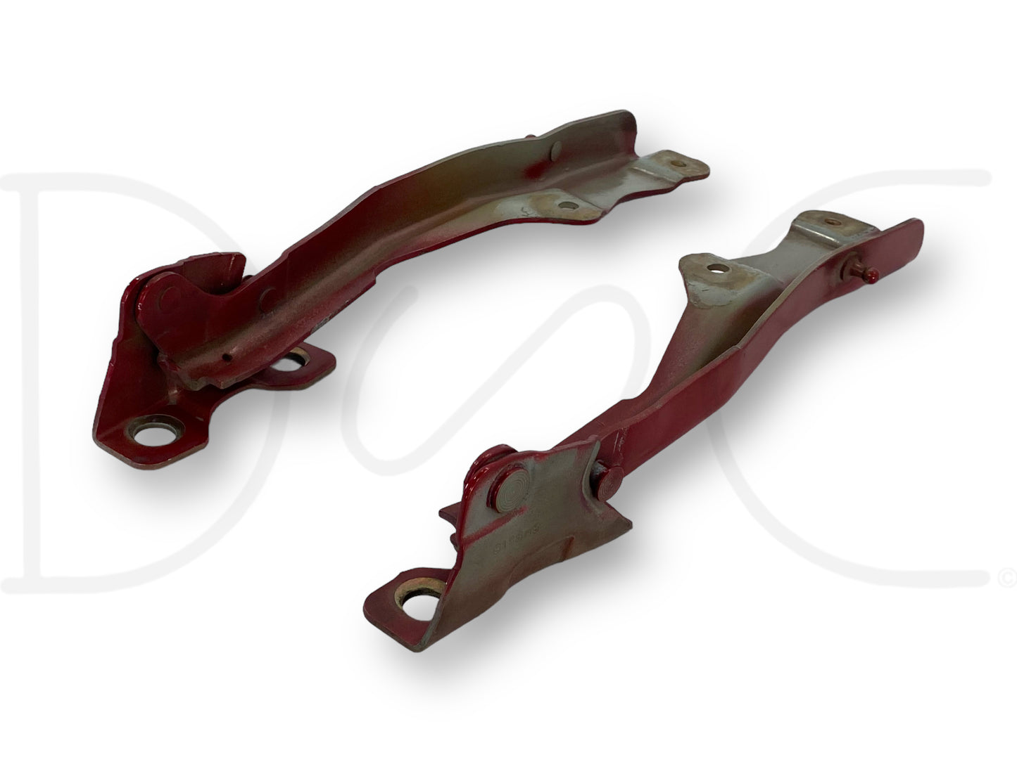 99-07 Ford F250 F350 Super Duty Hood Hinge Set Red Hood Hinges OE RH LH Pair