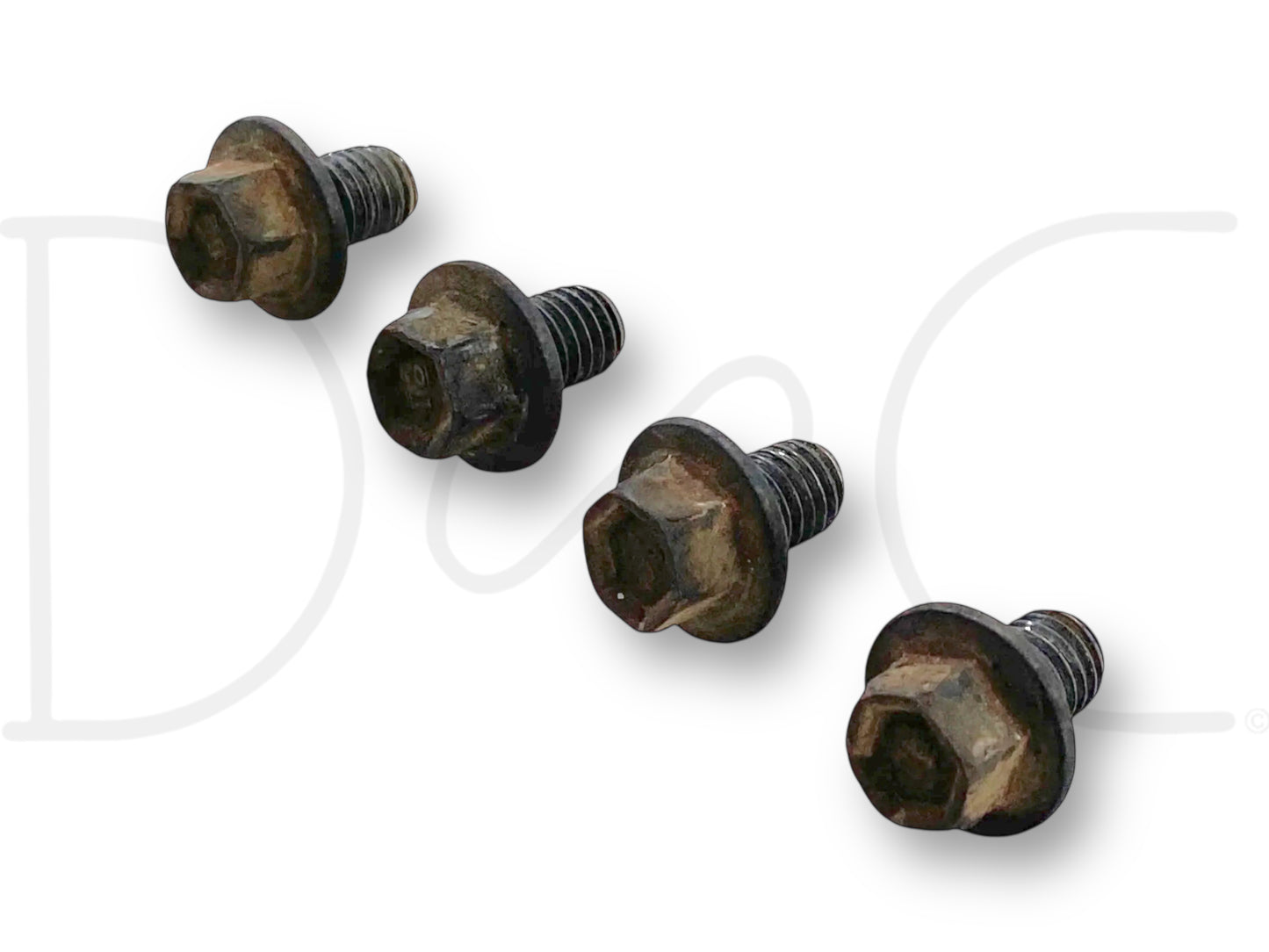 99-02 Ford F250 F350 7.3 7.3L Water Pump Pulley Bolts Bolt Set (4) OE
