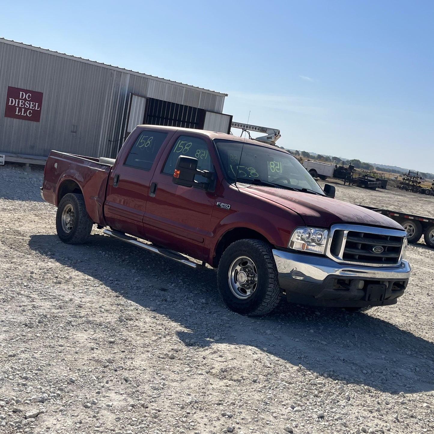 1999-2007 Ford F250 F350 Front LH Left Driver Door Red Fn Power