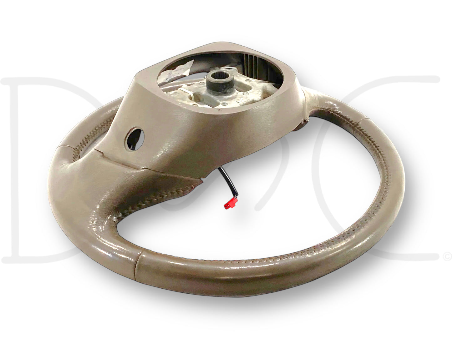 1999 E99 Ford F250 F350 Steering Wheel W/ Cruise Buttons Dark Praire Tan Leather