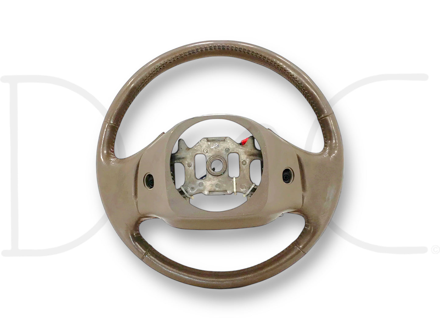 1999 E99 Ford F250 F350 Steering Wheel W/ Cruise Buttons Dark Praire Tan Leather