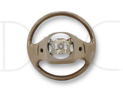 1999 E99 Ford F250 F350 Steering Wheel W/ Cruise Buttons Dark Praire Tan Leather