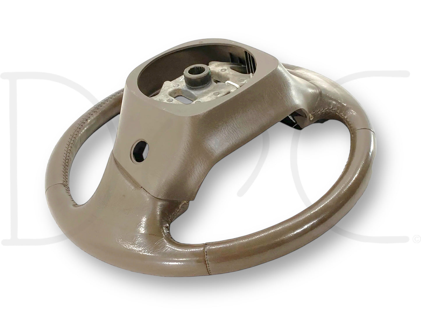 1999 E99 Ford F250 F350 Steering Wheel W/ Cruise Buttons Dark Praire Tan Leather