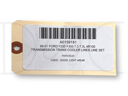 99-01 Ford F250 F350 7.3 7.3L 4R100 Transmission Trans Cooler Lines Line Set