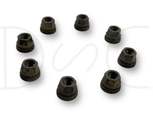 99-02 Ford F250 F350 Lug Nuts Set Of 8 Coarse Thread OEM Lug Nut Set