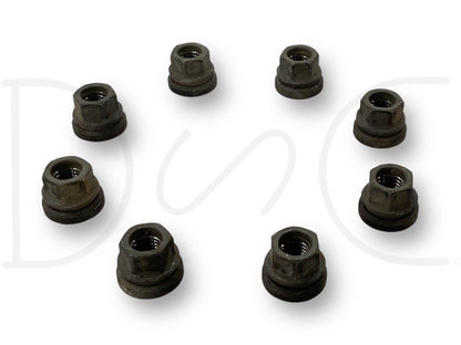 99-02 Ford F250 F350 Lug Nuts Set Of 8 Coarse Thread OEM Lug Nut Set