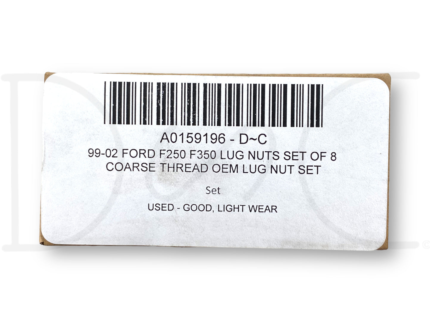 99-02 Ford F250 F350 Lug Nuts Set Of 8 Coarse Thread OEM Lug Nut Set