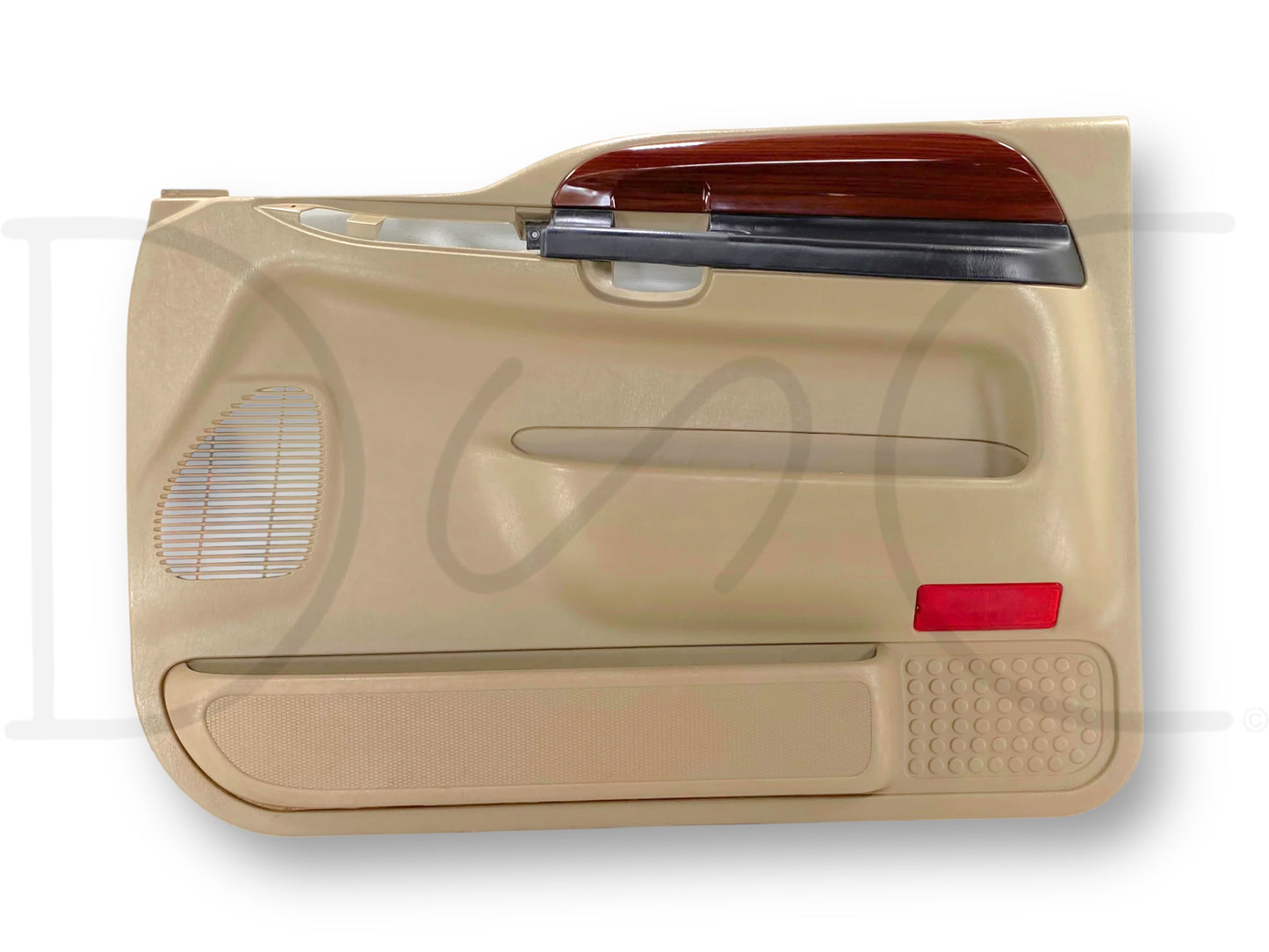 05-07 Ford F250 F350 Lariat RH Right Passenger Front Door Panel Tan OE