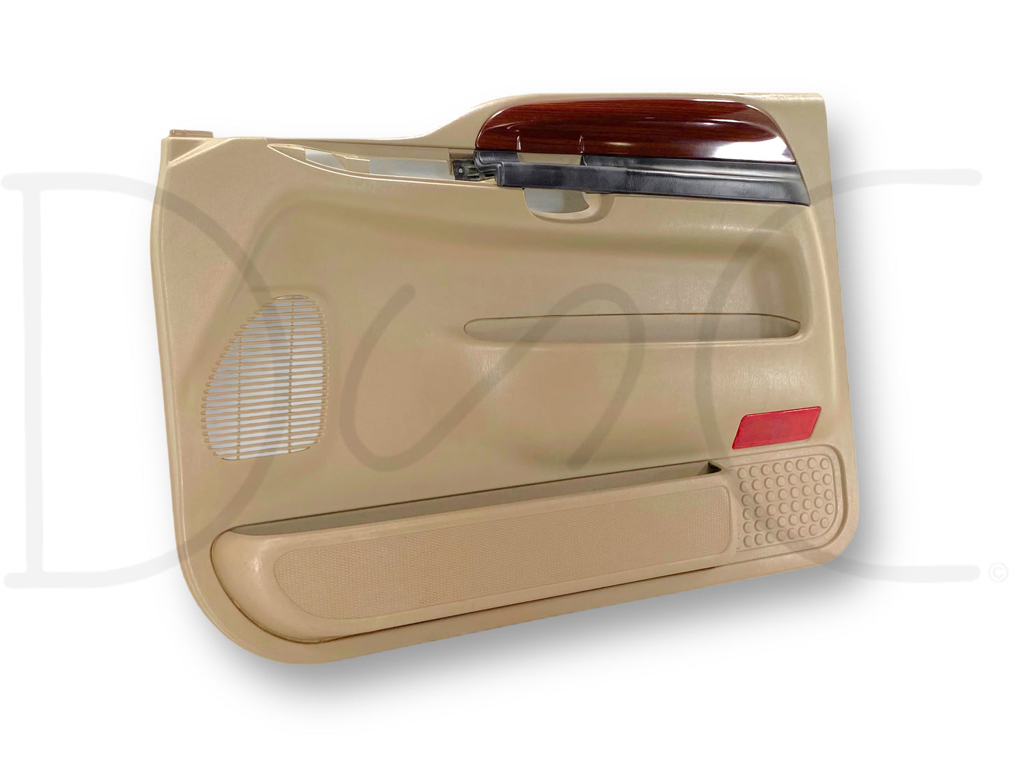 05-07 Ford F250 F350 Lariat RH Right Passenger Front Door Panel Tan OE