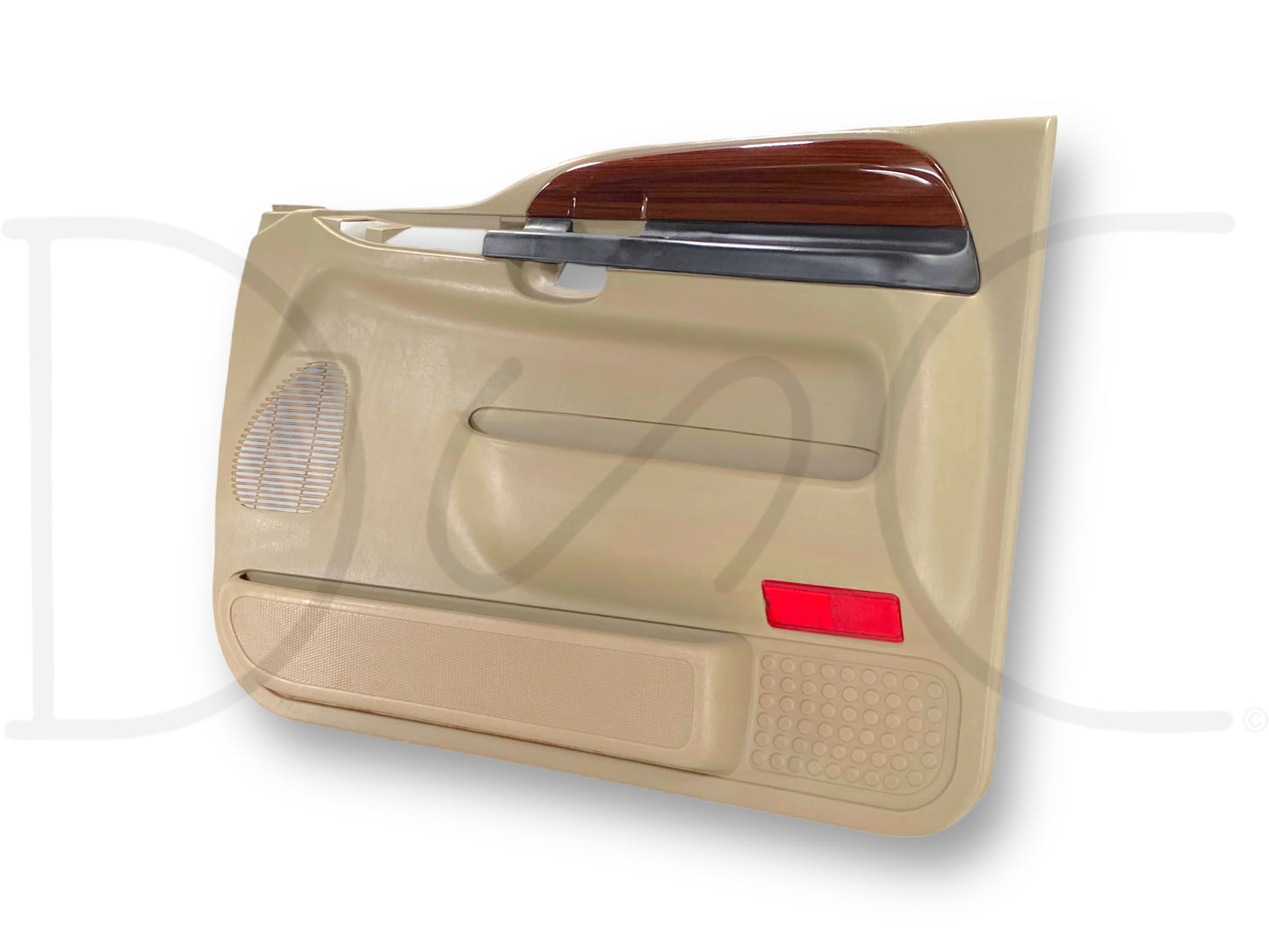 05-07 Ford F250 F350 Lariat RH Right Passenger Front Door Panel Tan OE