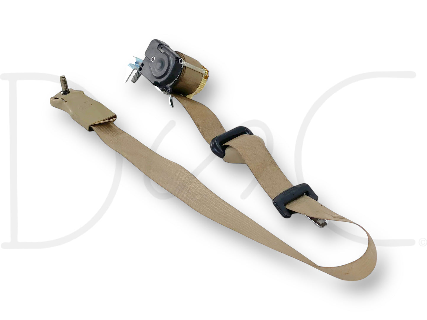 05-07 Ford F250 F350 RH Right Passenger Front Seat Belt Seatbelt Tan OE