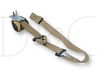 05-07 Ford F250 F350 RH Right Passenger Front Seat Belt Seatbelt Tan OE
