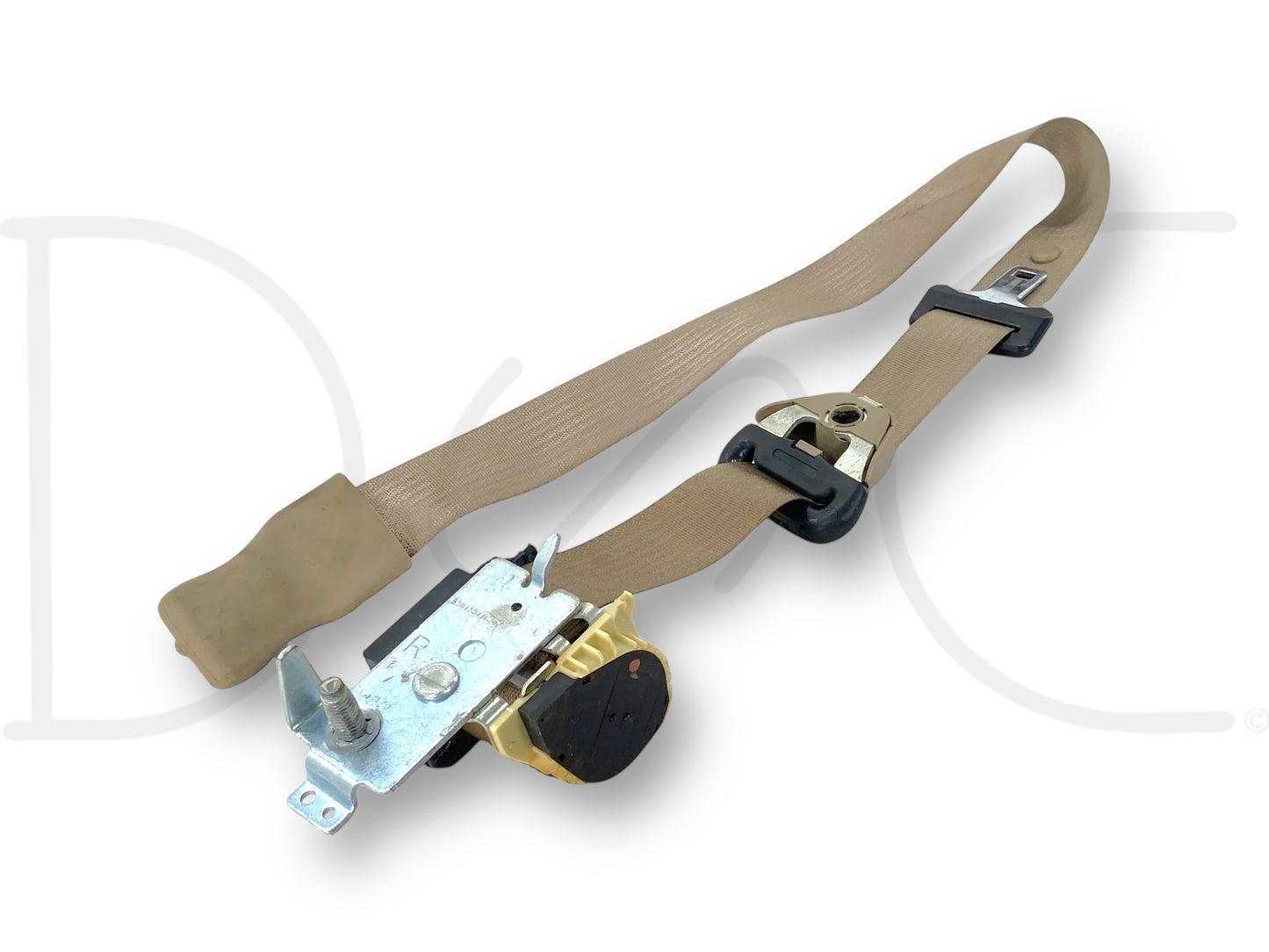 05-07 Ford F250 F350 RH Right Passenger Front Seat Belt Seatbelt Tan OE