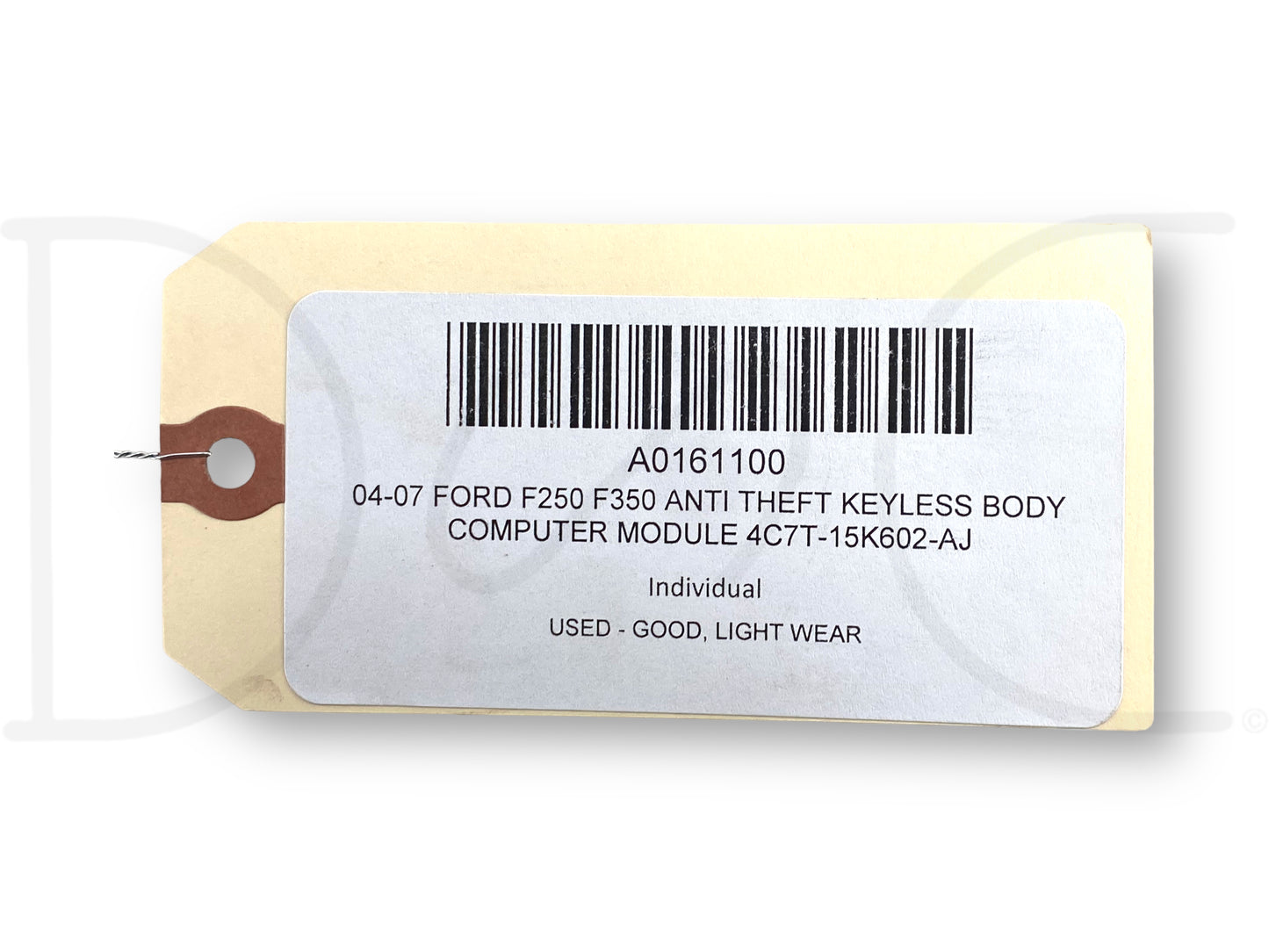 04-07 Ford F250 F350 Anti Theft Keyless Body Computer Module 4C7T-15K602-Aj