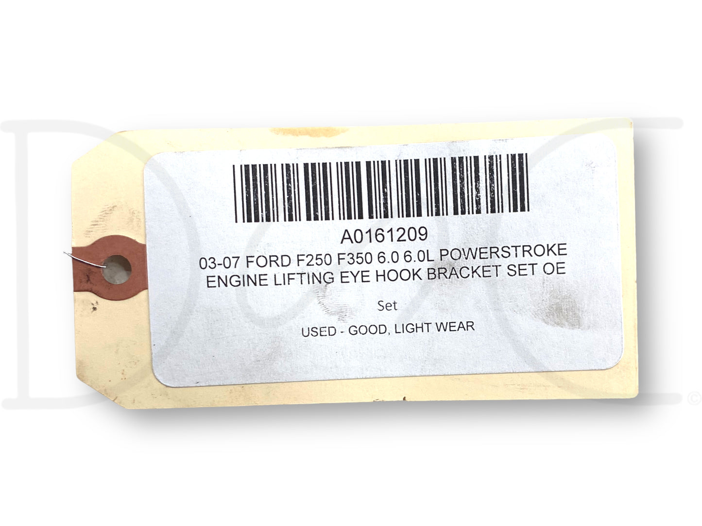 03-07 Ford F250 F350 6.0 6.0L Powerstroke Engine Lifting Eye Hook Bracket Set OE