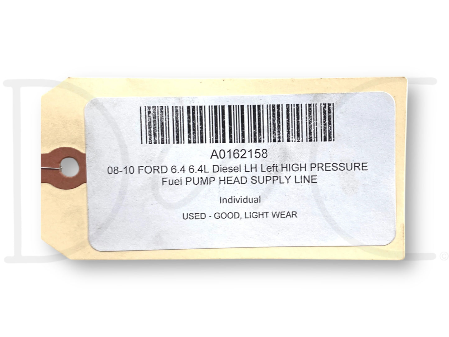 08-10 Ford 6.4 6.4L Diesel LH Left High Pressure Fuel Pump Head Supply Line