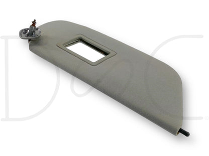 99-01 Ford F250 F350 RH Right Passenger Sun Visor Gray Cloth W/ Mirror OEM