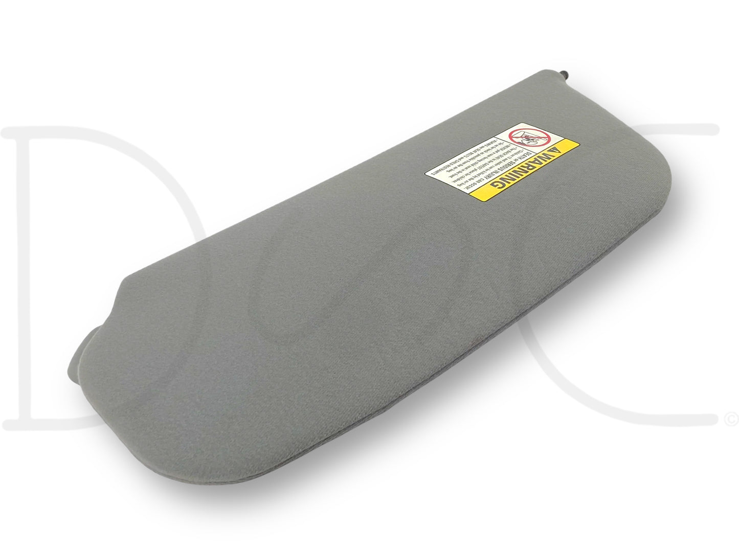 99-01 Ford F250 F350 RH Right Passenger Sun Visor Gray Cloth W/ Mirror OEM