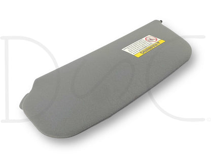 99-01 Ford F250 F350 RH Right Passenger Sun Visor Gray Cloth W/ Mirror OEM
