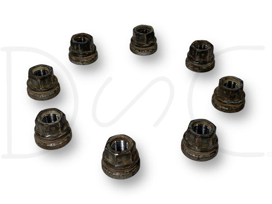 03-16 Ford F250 F350 Lug Nuts Set Of 8 Fine Thread OEM Lug Nut Set