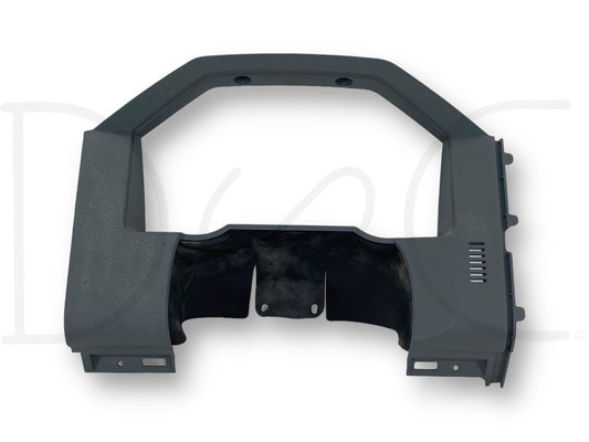 11-16 Ford F250 F350 Super Duty Dash Bezel Gauge Cluster Trim Panel Gray *Blem*