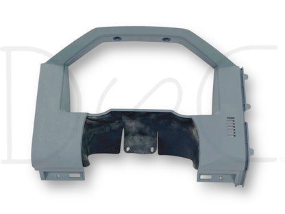 11-16 Ford F250 F350 Super Duty Dash Bezel Gauge Cluster Trim Panel Gray *Blem*