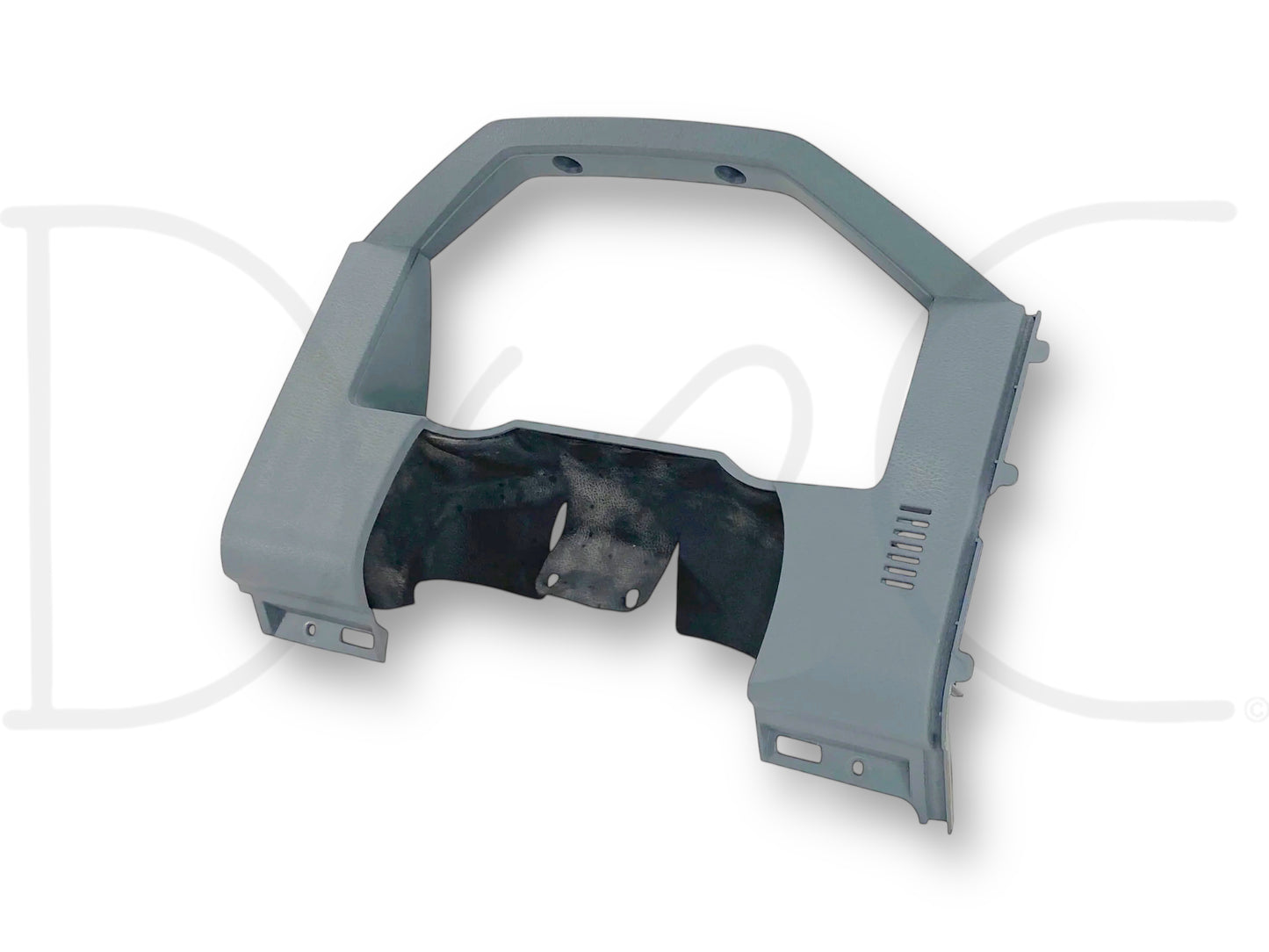 11-16 Ford F250 F350 Super Duty Dash Bezel Gauge Cluster Trim Panel Gray *Blem*