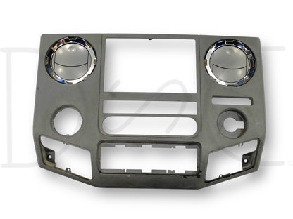 11-15 Ford F250 F350 Super Duty Dash Bezel Radio Center Trim Panel Gray *Blem*