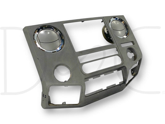 11-15 Ford F250 F350 Super Duty Dash Bezel Radio Center Trim Panel Gray *Blem*