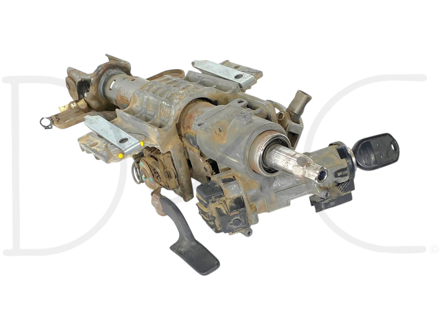 11-12 Ford F250 F350 Tilt Steering Column W/ Ignition Key & Pats OE