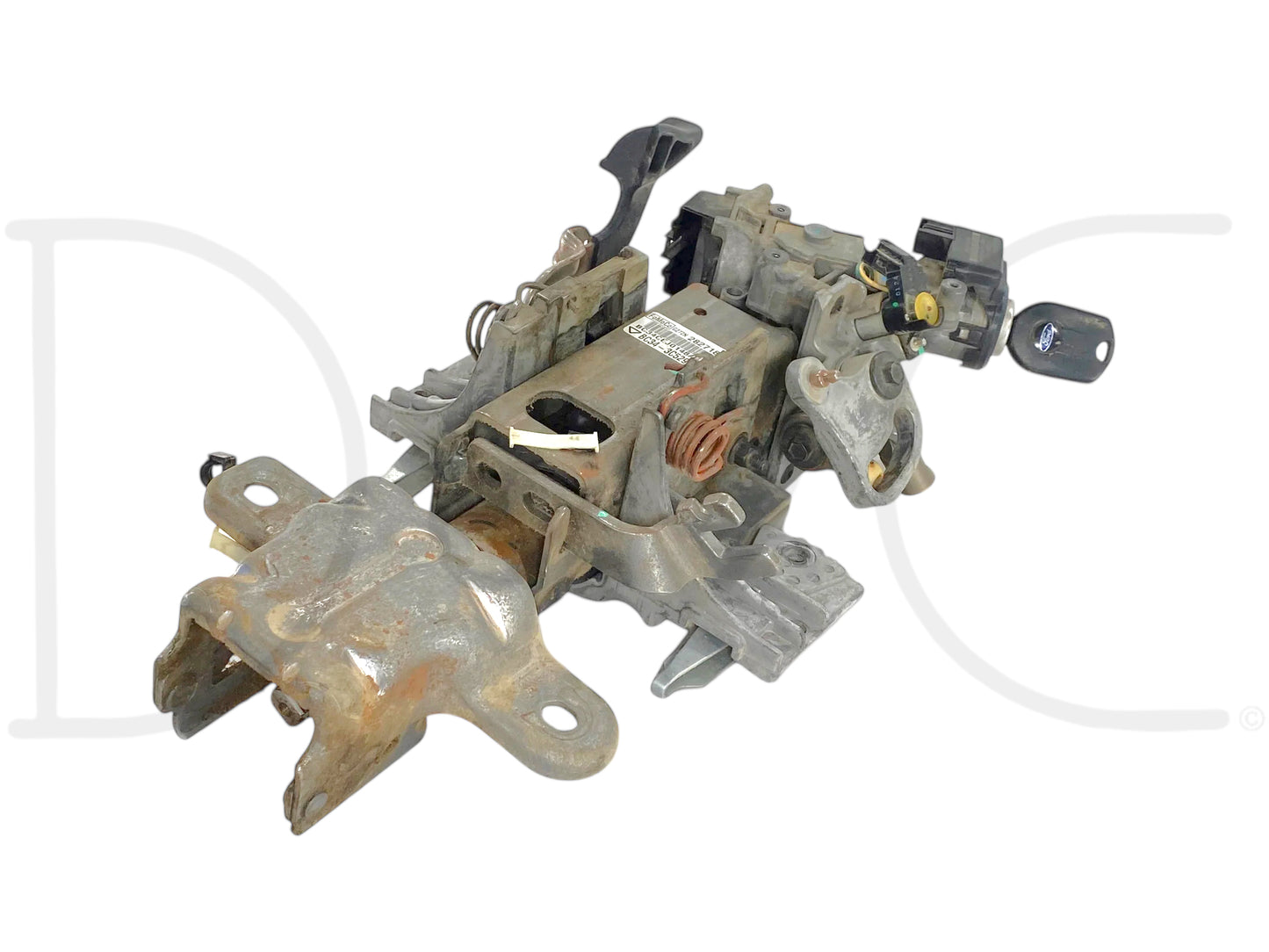 11-12 Ford F250 F350 Tilt Steering Column W/ Ignition Key & Pats OE