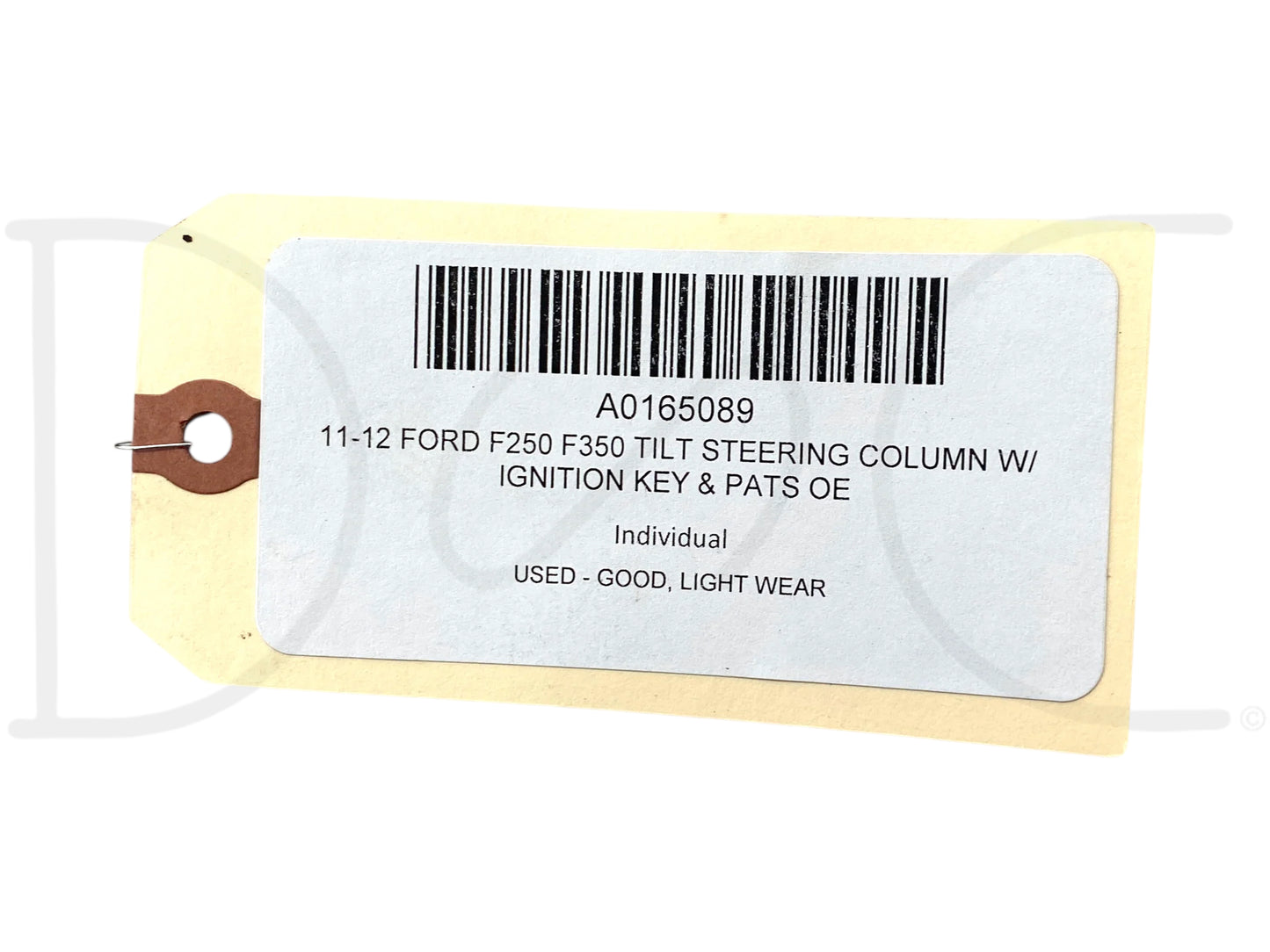 11-12 Ford F250 F350 Tilt Steering Column W/ Ignition Key & Pats OE