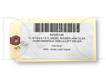 11-16 Ford 6.7 6.7L Diesel Rocker Arm Oiler Oiling Manifold OEM LH Left Driver