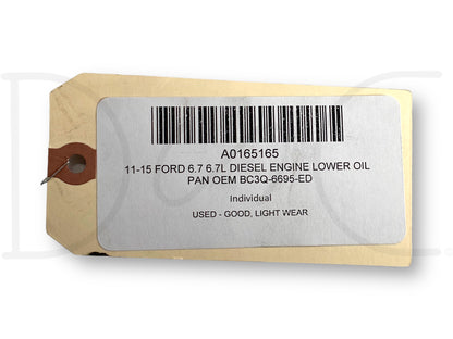11-15 Ford 6.7 6.7L Diesel Engine Lower Oil Pan OEM Bc3Q-6695-Ed