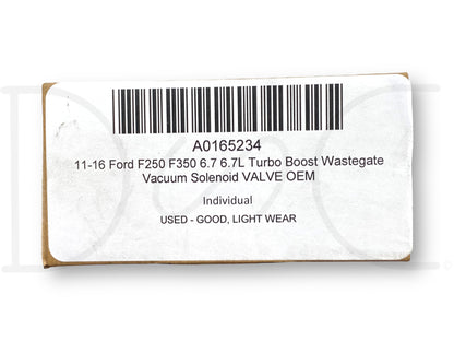 11-16 Ford F250 F350 6.7 6.7L Turbo Boost Wastegate Vacuum Solenoid Valve OEM